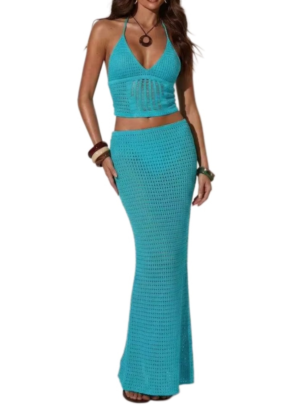 SHEIN 2 Piece Set Swim Cover Up